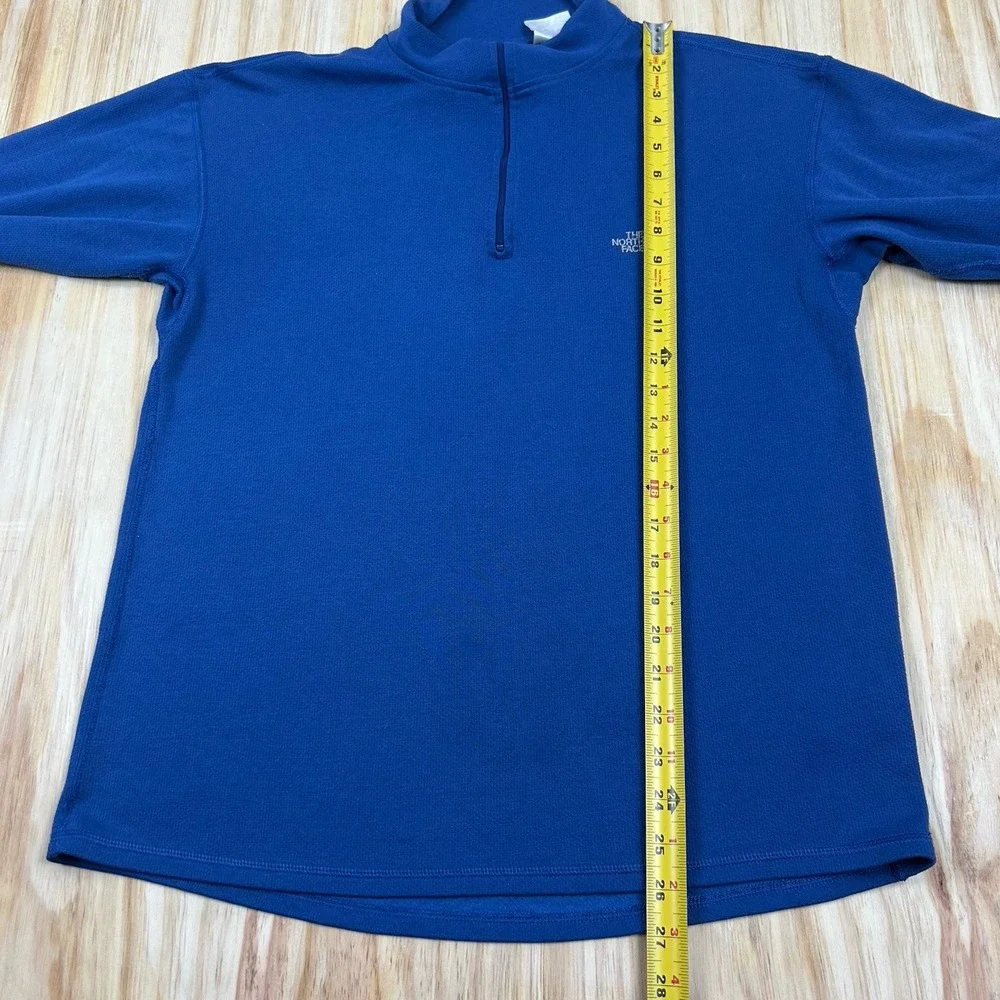 VTG The‎ North Face Men's Long Sleeve 1/4 Zip Base Layer Logo Hiking USA Made